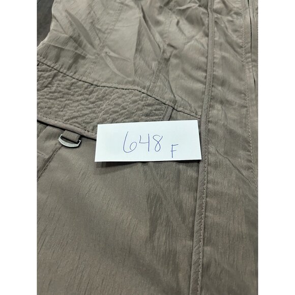 Barbara Lebek Womens Sleeveless Taupe Lightweight Puffer Vest Size 8 Outdoor - Picture 10 of 11